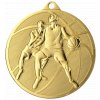 Designová kovová medaile | Basketbal