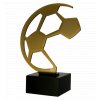 Zlatá kovová trofej | Fotbalový míč