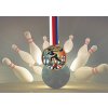 Bowling žena stuha Bronzová