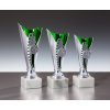 Plastová trofej | Stříbrno-zelená