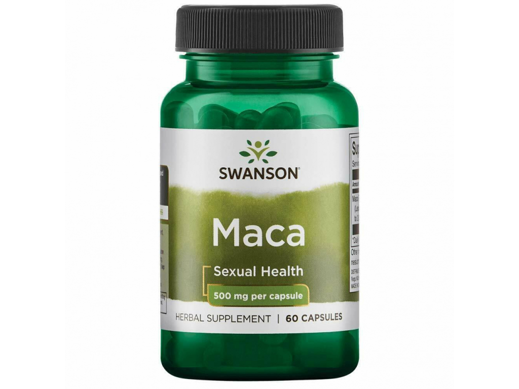 Swanson Maca Horská 500 mg 60 kapslí