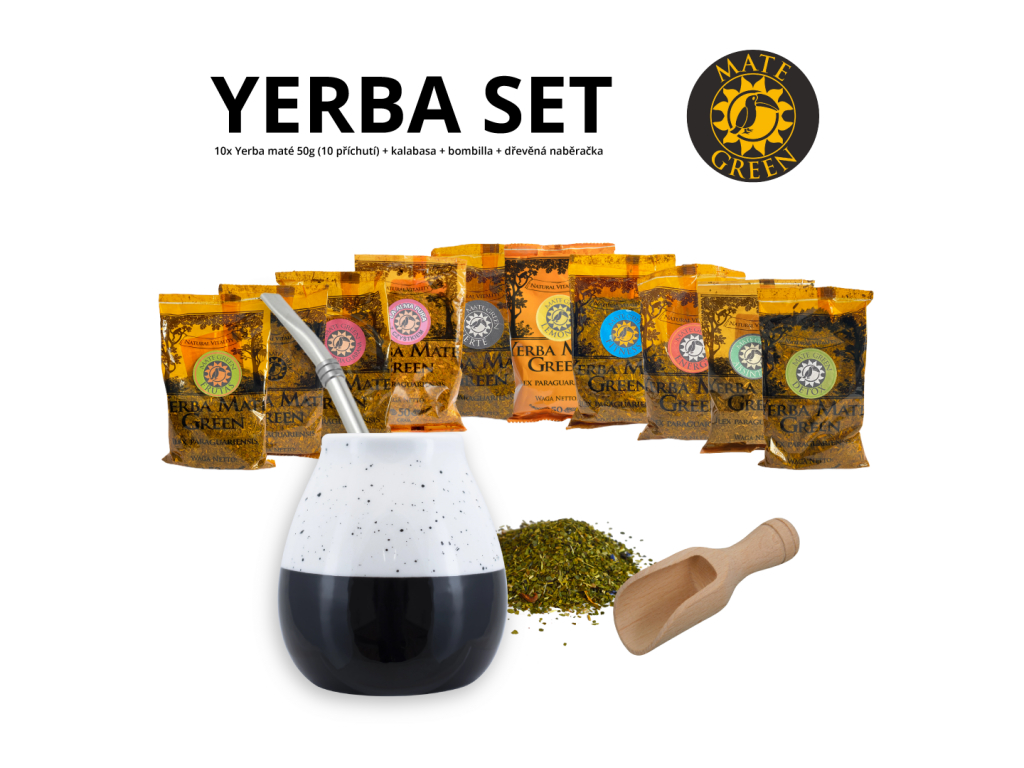 yerba set (calm zluta+mercedes)