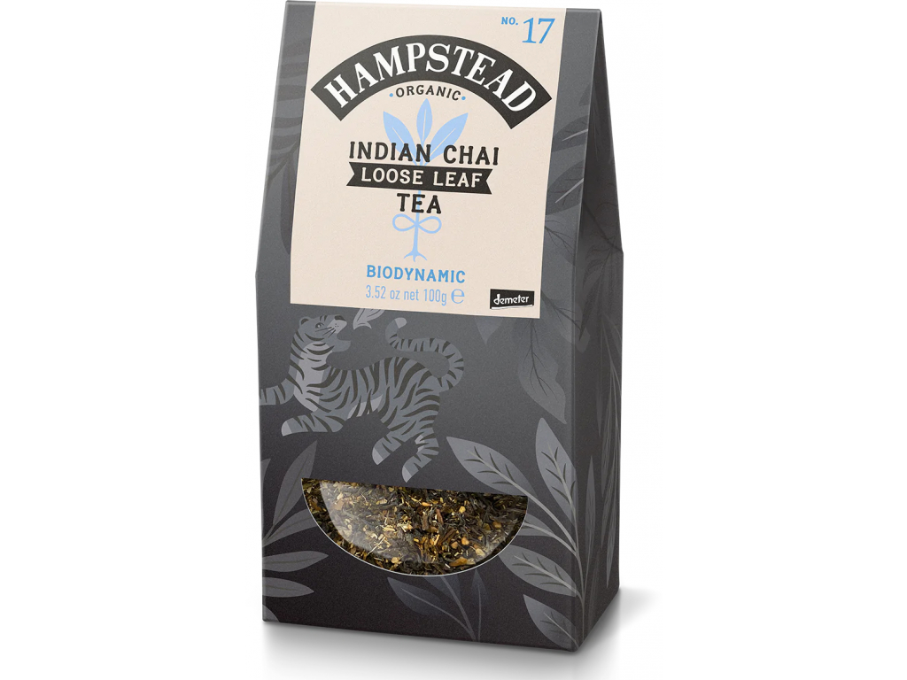 Hampstead BIO Černý sypaný čaj Indian Chai, 100 g