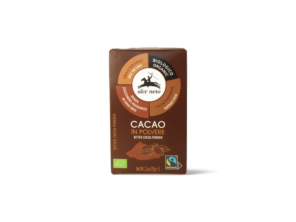 Alce nero BIO Kakaový prášek Fairtrade, 75 g