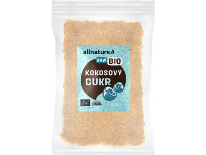 Allnature Kokosový cukr BIO, 500 g