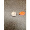 Boilies s bílým jílem pro kapry PPK - Carp  Broskev+ Chilli 24mm.