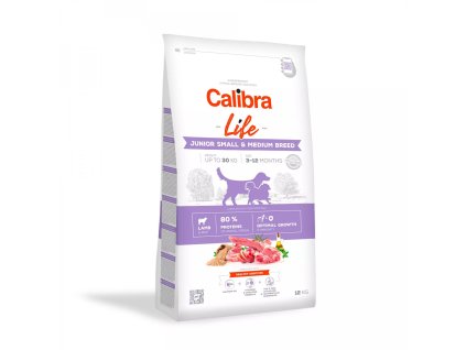 Calibra Dog Life Junior Small&Medium Breed Lamb 12kg