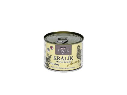 FALCO SENSE DOG králík a kuřecí 200g