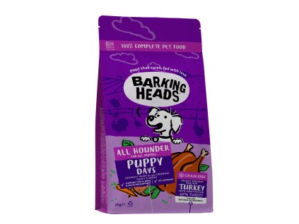 BARKING HEADS All Hounder Puppy Days Turkey 2kg