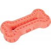 Hračka pes BONE MOOS TPR 16cm lososová Zolux