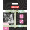 Postroj kočka SHINY nylon zelený Zolux