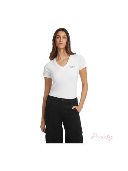 Dámské tričko GUESS GJ SS VN SLIM MINI BÍLÁ