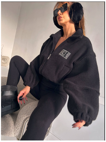 COZZO La Coca bomber bunda černá