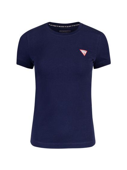 Dámská trička GUESS SS CN MINI TRIANGLE tmavě modré