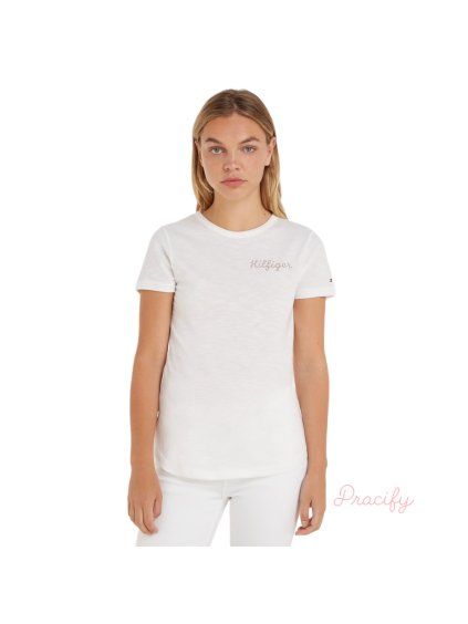 Dámský útlý top TOMMY HILFIGER - Béžové