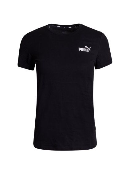 PUMA DÁMSKÉ TRIKO ESS S MALÝM LOGEM ČERNÉ