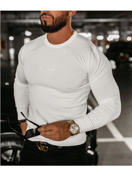 OLAVOGA Pánský ležérní svetr CAST - Écru