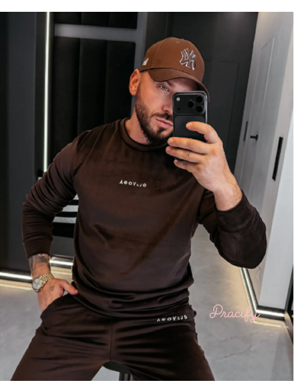 OLAVOGA Men LEGACY set - hnědá barva