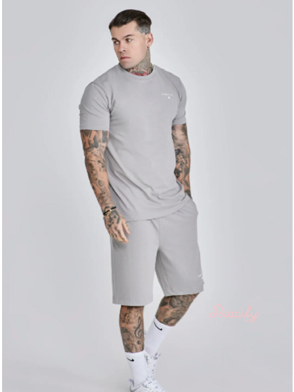 Pánská souprava SikSilk 27193 - šedá