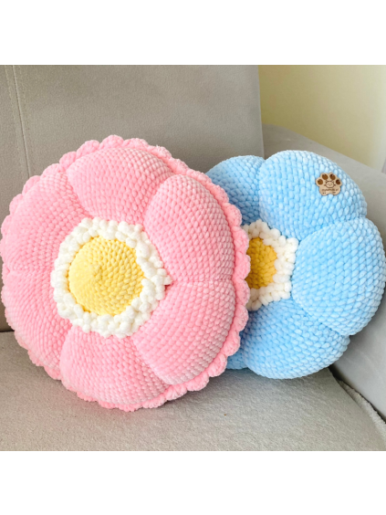 poduszka dekoracyjna kwiatek 1 2