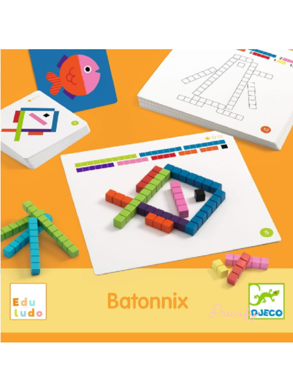 Djeco vzdělávací hračka puzzle Eduludo Batonnix