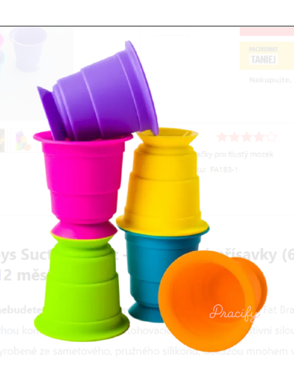 Silikonové přísavné kelímky