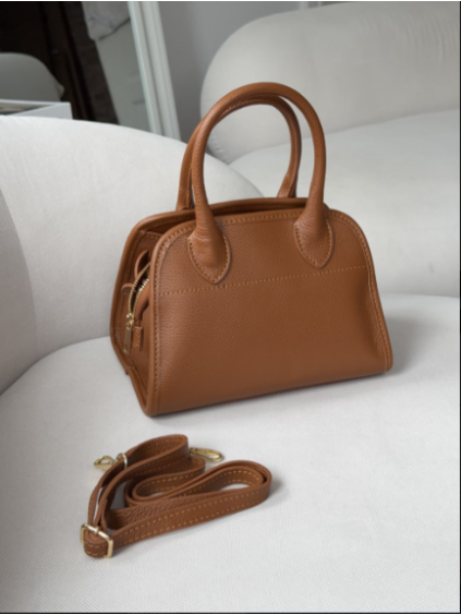 Dámská mini kabelka ROW z hnědé kůže