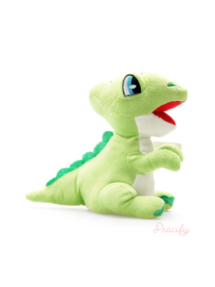 Hudební dinosaurus T-rex zelený