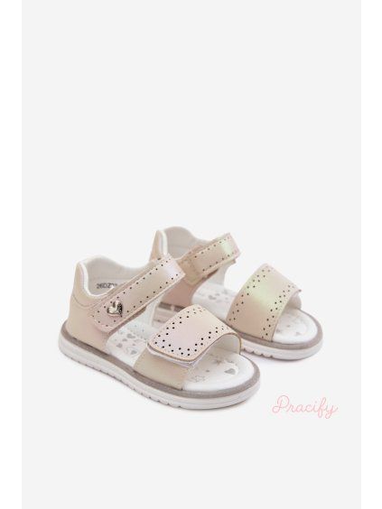 cze pl Detske sandaly pro divky Bezove Lemony 43659 3