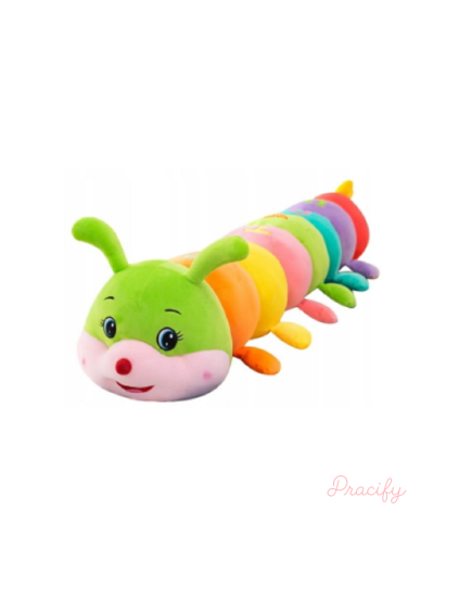 Plyšová stonožka barevná 70 cm