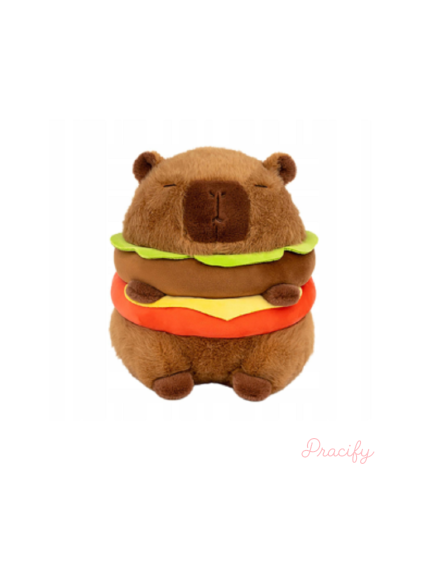 Plyšová hračka Capybara Hamburger 18 cm