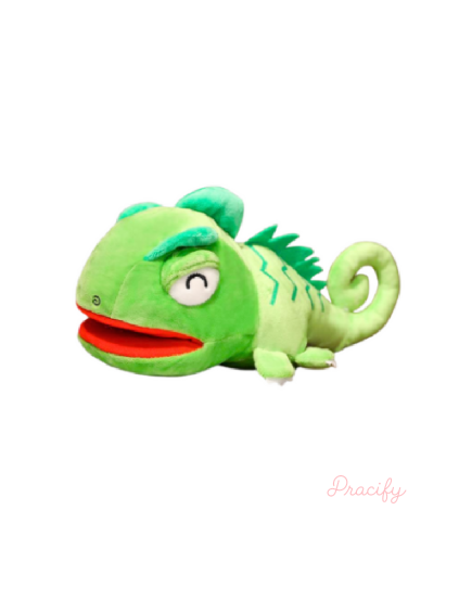 Plyšový maskot Zelený drak loutka 30 cm