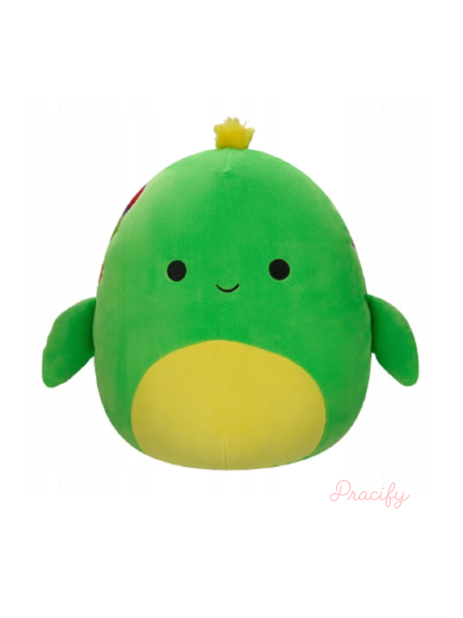 Želva Lars Squishmallows 30 cm s barevným krunýřem