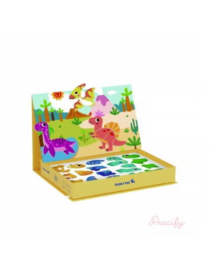 Magnetické puzzle TOOKY TOY s dinosaury