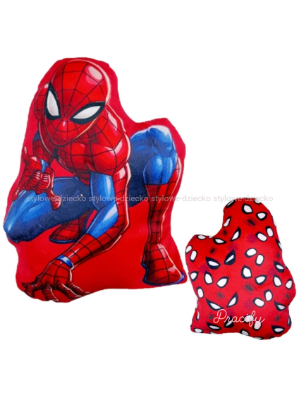 Plyšový 3D polštářek Spiderman 20x15cm