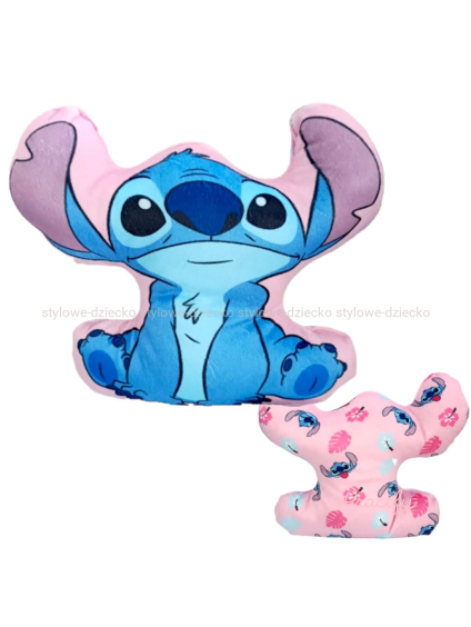Plyšový 3D polštář Stitch polštář 20x16cm
