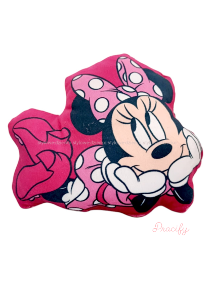 3D plyšová hračka Minnie Mouse dětský polštář 20x18cm