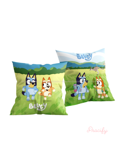 Dětský dekorační polštář Bluey Dingo 38x38cm