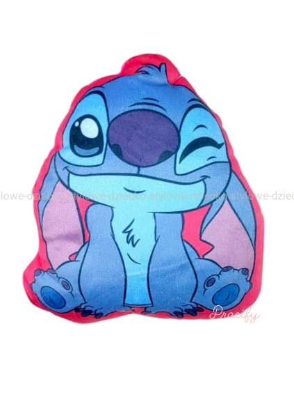 Mini polštářek 3D Stitch plyšová hračka 15x14cm