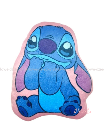Mini polštářek 3D Stitch plyšová hračka 15x13cm