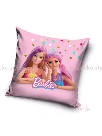 Dětský dekorační polštář Barbie 38x38cm