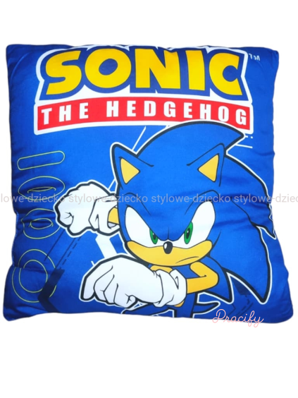 Dekorativní dětský polštář Sonic 40x40cm