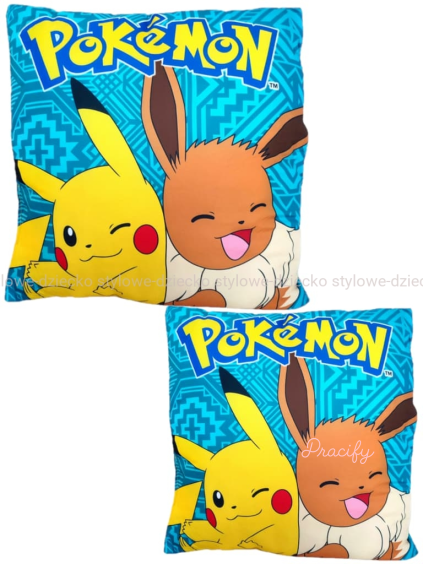 Dekorativní dětský polštář Pokémon 40x40cm
