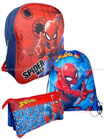 Batoh Spiderman pro předškoláky, taška, penál, sada