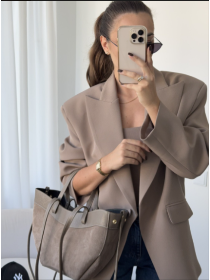 Dámská kabelka Selavi midi fango