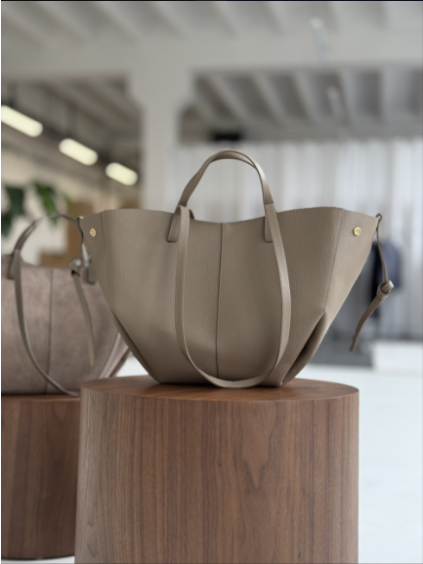 Dámská kožená kabelka Poli maxi fango