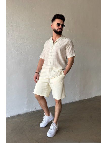 PÁNSKÉ KRAŤASY BG CONTINENTAL | KRÉMOVÉ (Pánské XL)