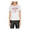 Dámská trička Guess s krátkým rukávem a logem, bílá