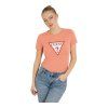 Dámská trička GUESS s krátkým rukávem - korálová