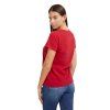 Dámské tričko GUESS 1981 CRYSTAL EASY TEE RED